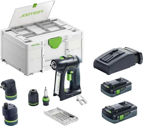 Festool Sladdlös Borr-/Skruvdragare C 18 HPC 4.0 I-Set